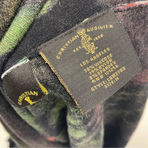 Christian Audigier size medium black top for women - Picture 11 of 11